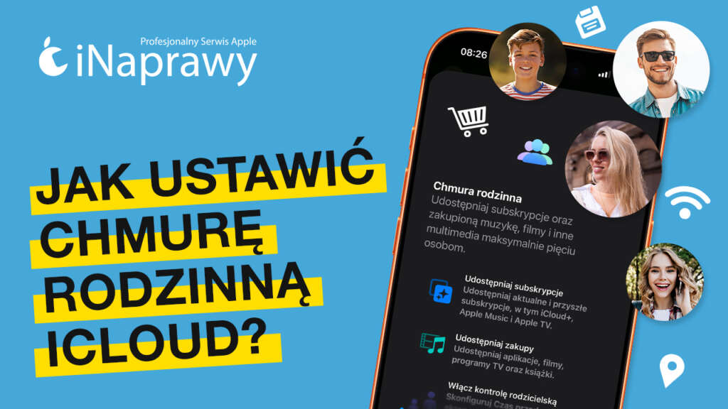 Chmura rodzinna iCloud pozwala to pogodzić: łączy wygodę wspólnego korzystania z usług Apple z zachowaniem pełnej prywatności dla każdego członka rodziny.